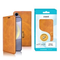 Étui portefeuille moutarde pour Galaxy S24 Plus