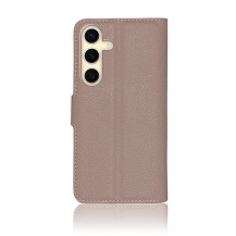 Etui Portefeuille Zanae pour Galaxy S24 en Taupe