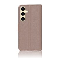Etui Portefeuille Zanae pour Galaxy S24 en Taupe