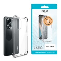 Coque silicone transparente avec coins renforcés pour Oppo A58 4G