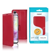 Etui Portefeuille Zanae pour Galaxy A35 en Rouge