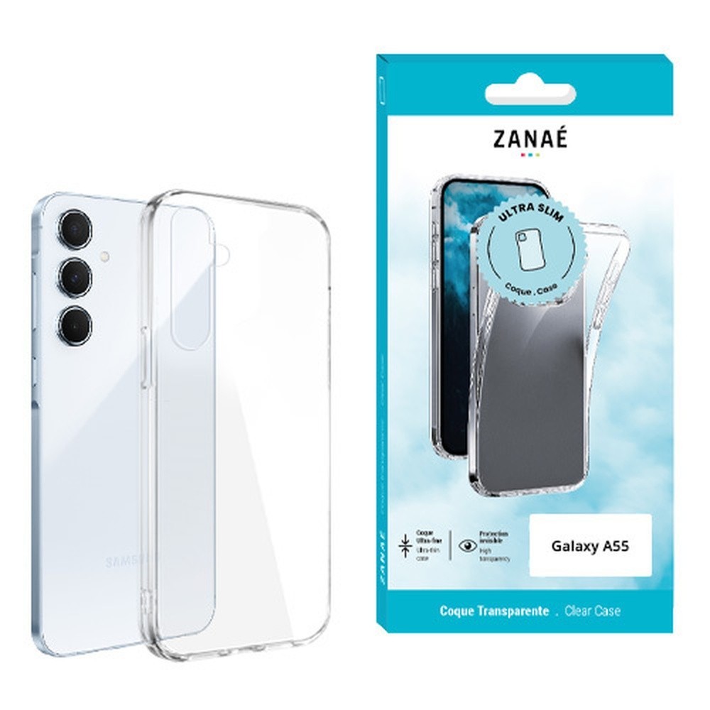 Coque Softgel transparente pour Samsung Galaxy A55