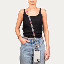 Chaîne-bijou Bubble Twist universelle en acrylique