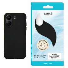 Coque Zanae Color noire compatible Redmi 13C 4G et Poco C65