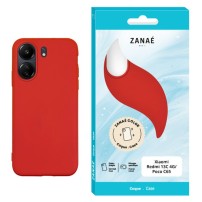 Coque Zanae Color Rouge pour Redmi 13C et Poco C65