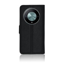 Etui Portefeuille Zanae en noir pour Honor Magic6 Lite