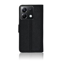Etui Portefeuille Zanae Noir pour Redmi Note 13 Pro 5G et Poco X6