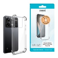 Coque silicone transparente avec coins renforcés pour Redmi Note 13 Pro 5G et Poco X6