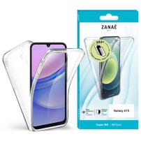 Coque 360 degrés transparente pour Galaxy A15