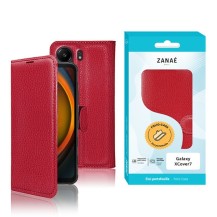 Étui portefeuille rouge pour Galaxy Xcover7