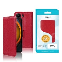 Étui portefeuille rouge pour Galaxy Xcover7