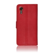Étui portefeuille rouge pour Galaxy Xcover7