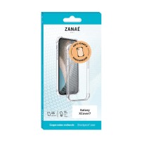 Coque en silicone transparente avec coins renforcés pour Galaxy Xcover7