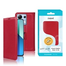 Etui portefeuille Zanae rouge pour Redmi Note 13 4G