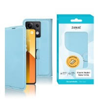 Etui Portefeuille Zanae pour Redmi Note 13 5G en bleu clair