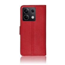 Etui portefeuille Zanae rouge pour Redmi Note 13 5G