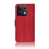 Etui portefeuille Zanae rouge pour Redmi Note 13 5G