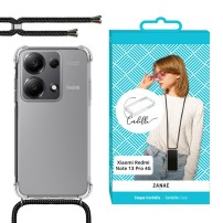 Coque Cordella transparente avec cordon pour Redmi Note 13 Pro 4G