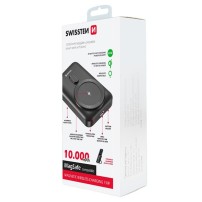 Power Bank Swissten compatible MagSafe 10000 mAh noir