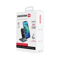 Support pliable charge 15W compatible MagSafe noir