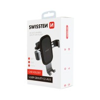 Support voiture gravité noir compatible universel