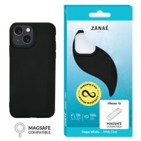 Coque Infinity MagSafe Noir compatible iPhone 15