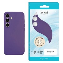 Coque Zanae Color violet foncé pour Galaxy S24