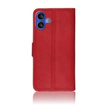 Étui portefeuille rouge pour iPhone 16