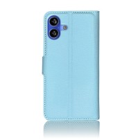 Étui portefeuille Zanae bleu clair pour iPhone 16
