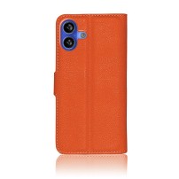 Étui Portefeuille Zanae Orange pour iPhone 16