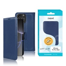 Étui Portefeuille Zanae pour iPhone 16 Pro Max en marine