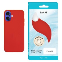 Coque Zanae Color rouge pour iPhone 16