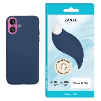 Coque Zanae Color pour iPhone 16 Plus de couleur marine