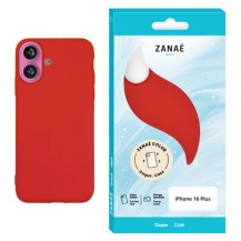 Coque Zanae Color rouge pour iPhone 16 Plus