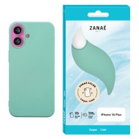 Coque Zanae Color vert menthe pour iPhone 16 Plus