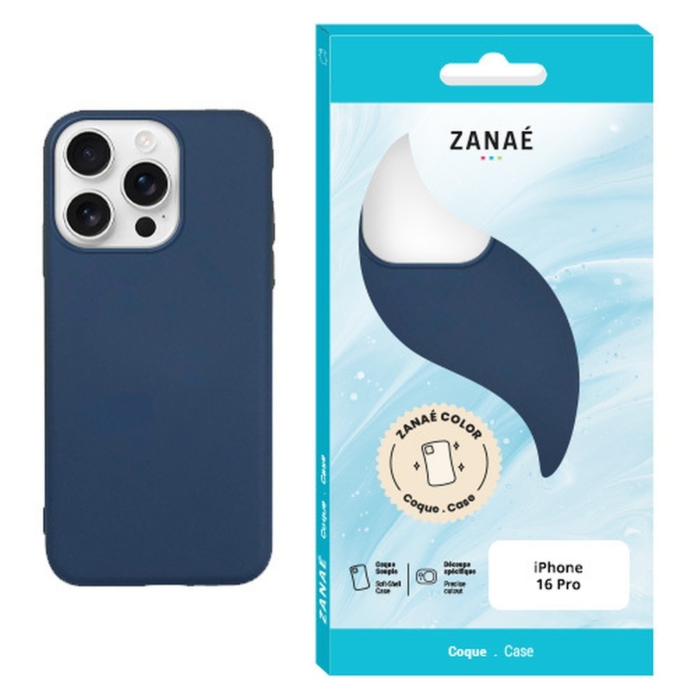 Coque Zanae Color Marine pour iPhone 16 Pro