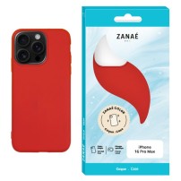 Coque Zanae Color rouge pour iPhone 16 Pro Max
