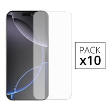 Verre trempé transparent pour iPhone 17/16 Pro Max