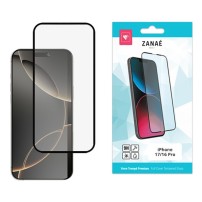Verre trempé Full Cover pour iPhone 16 Pro et iPhone 17