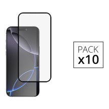 Verre trempé full cover compatible iPhone 16 Pro Max