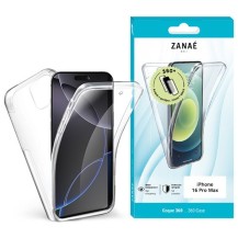 Coque 360 transparente pour iPhone 16 Pro Max