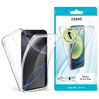 Coque 360 transparente pour iPhone 16 Pro Max