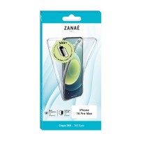 Coque 360 transparente pour iPhone 16 Pro Max