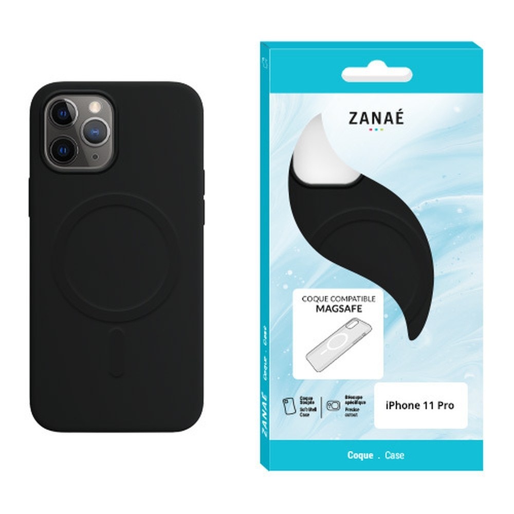 Coque MagSafe noire pour iPhone 11 Pro
