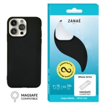 Coque Infinity MagSafe en noir pour iPhone 16 Pro