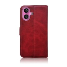 Portefeuille Zanae Columbia rouge pour iPhone 16 Plus