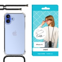 Coque Cordella transparente avec cordon pour iPhone 16