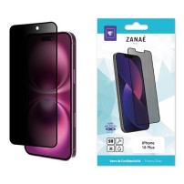 Verre de confidentialité noir pour iPhone 16 Plus