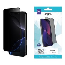Verre de confidentialité noir pour iPhone 16 Pro Max