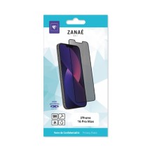 Verre de confidentialité noir pour iPhone 16 Pro Max